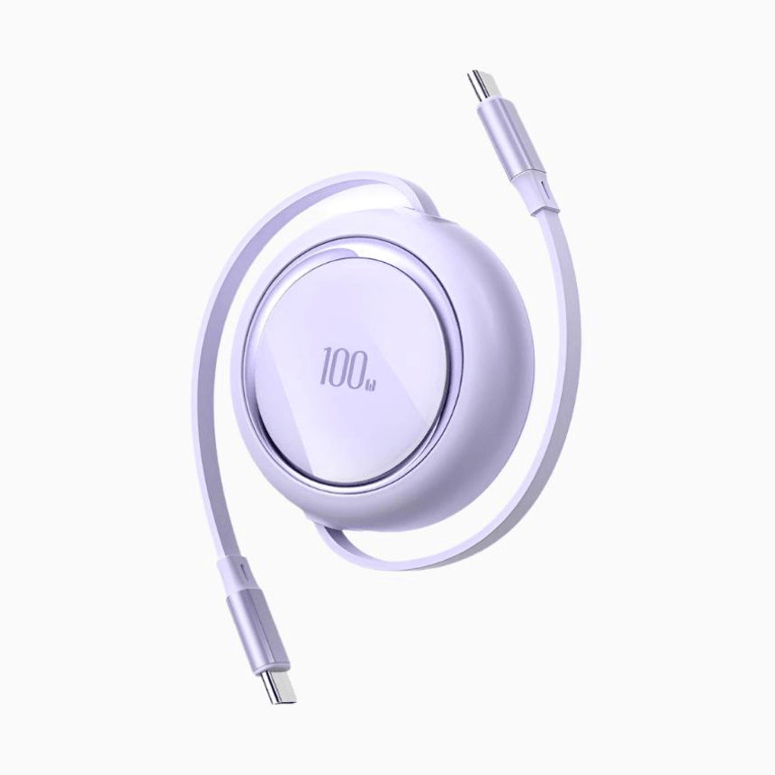 100W Fast Charging Retractable Data Cable