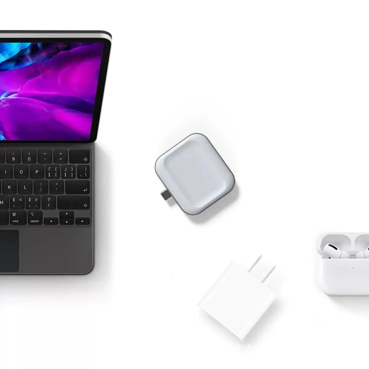 2-in-1 Wireless Charger for AirPods and Apple Watch