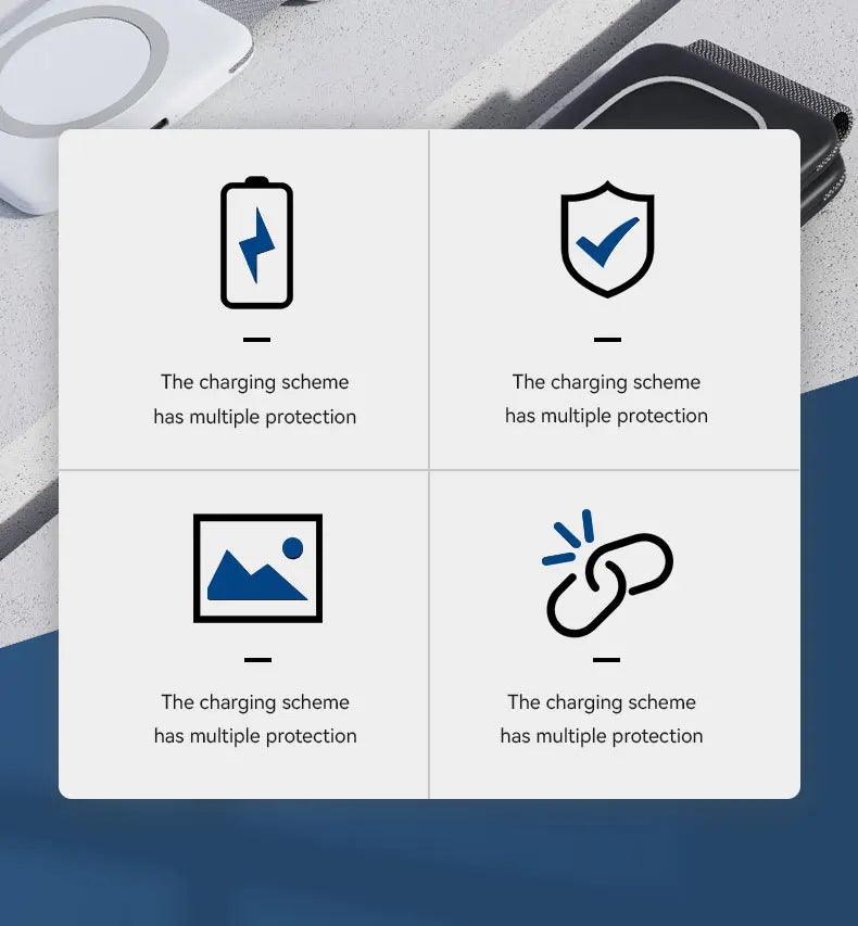 2-in-1 Wireless Charger for MagSafe