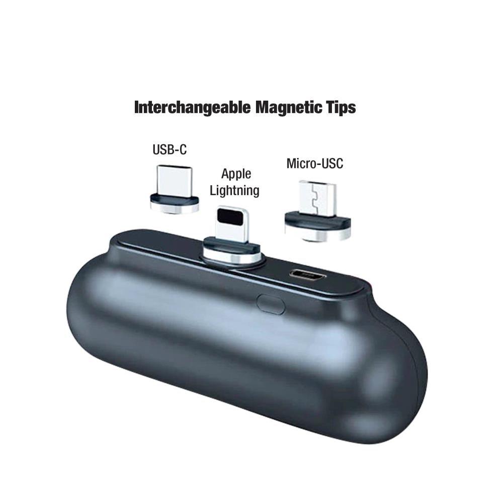 Space Capsule Mini Magnetic Power Bank