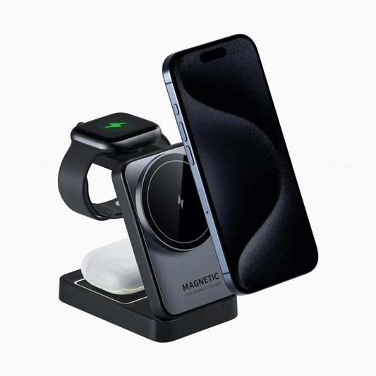 3-in-1 Foldable Wireless Charger for MagSafe