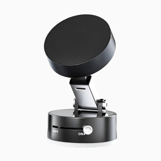 Vacuum Suction Magnetic Phone Mount with Foldable & Retractable Stand