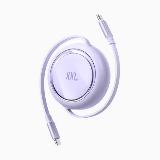 100W Fast Charging Retractable Data Cable