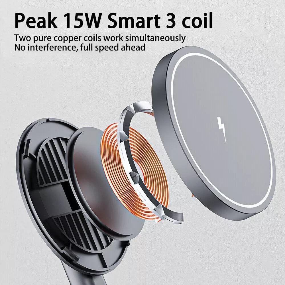 2-in-1 Foldable Magnetic Wireless Charger