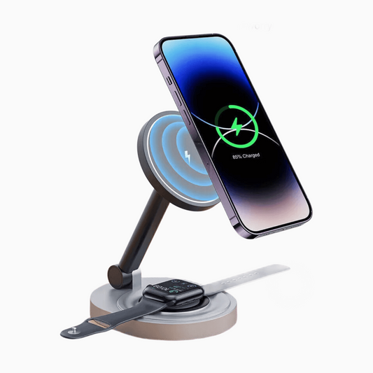 2-in-1 Foldable Magnetic Wireless Charger