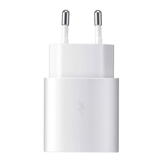 25W USB C Charger Fast Charger for Samsung Galaxy S25 S24 S23 S22 S21 S20 FE, A56 A55 A54 A53 A52 A51 A36 A35 A34 A16 A15 A14 A05s A04s 7/6 , Z Flip 7/6 M53 M33 Tablet power supply unit USB C White
